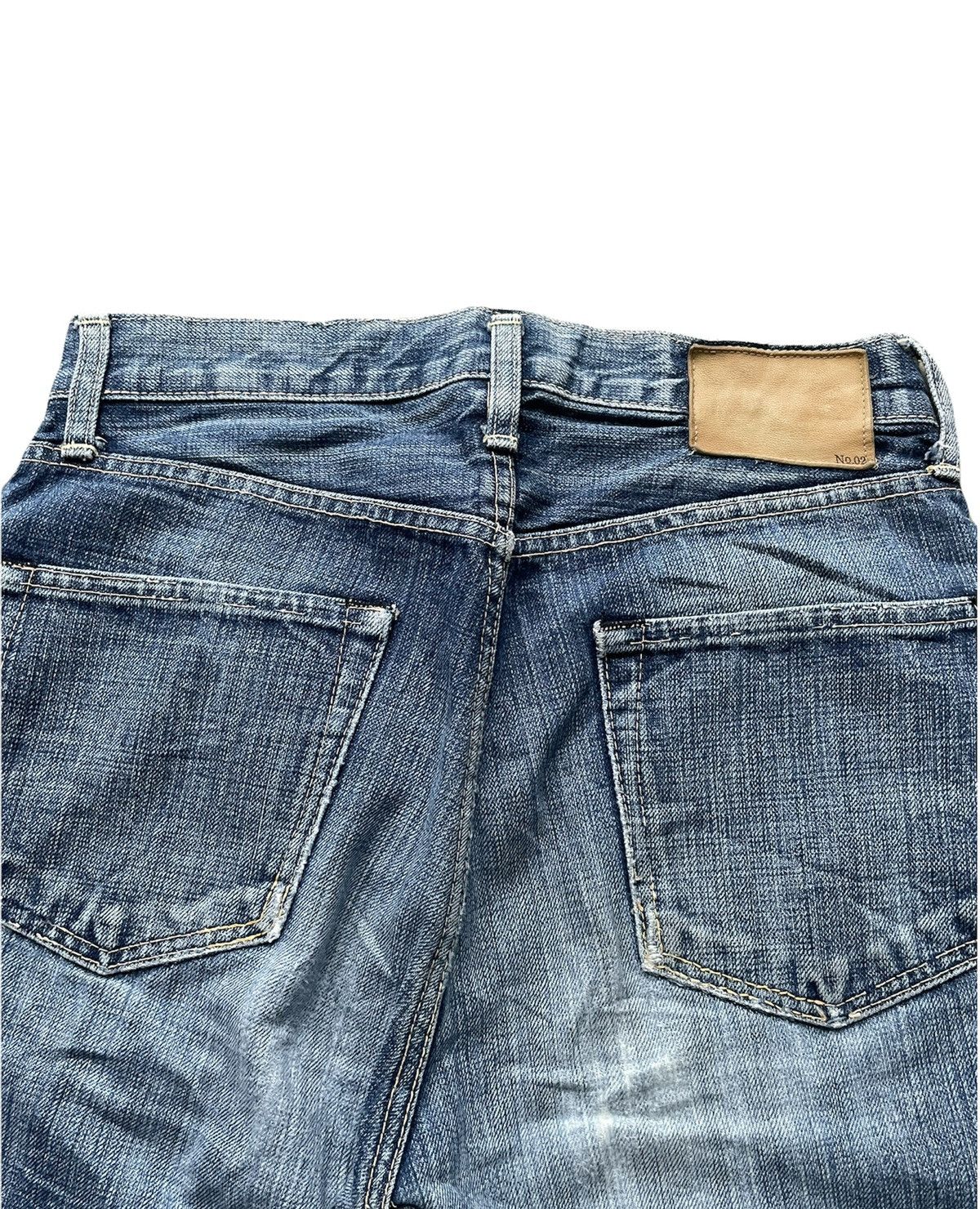Japanese Brand Domingo Vintage Selvedge Aging Faded Distressed Denim Size US 27 - 11 Thumbnail