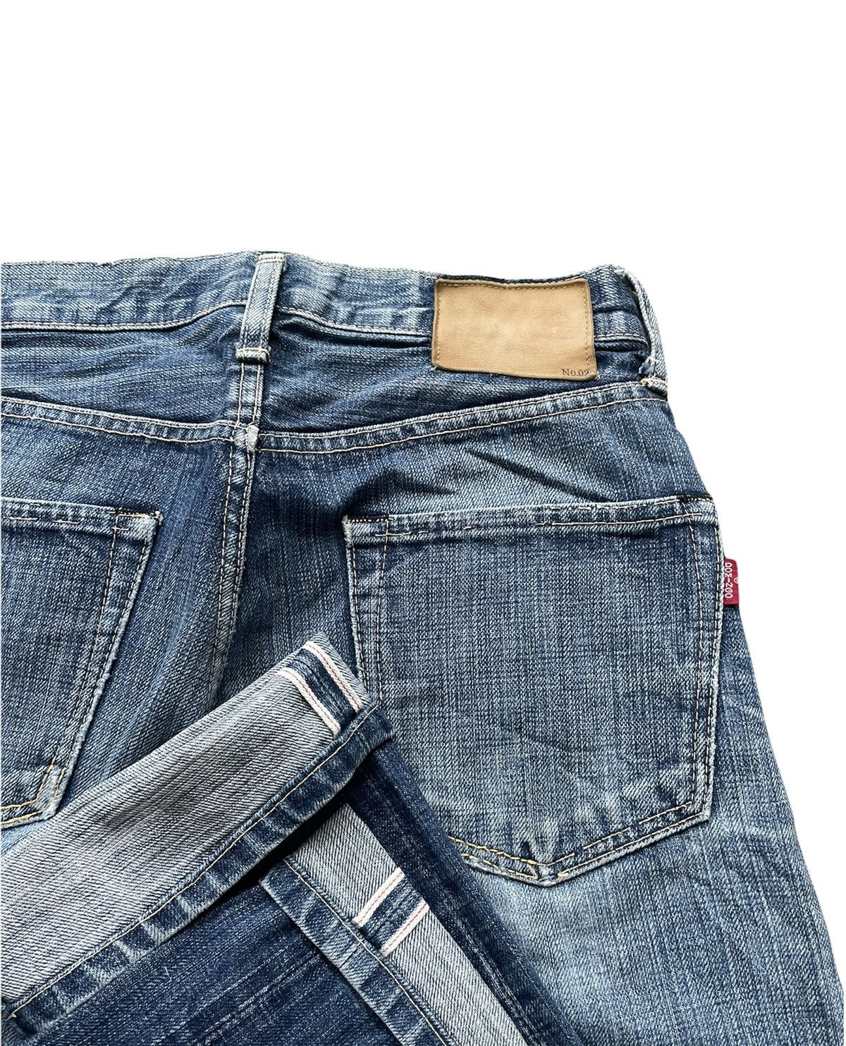 Japanese Brand Domingo Vintage Selvedge Aging Faded Distressed Denim Size US 27 - 13 Thumbnail