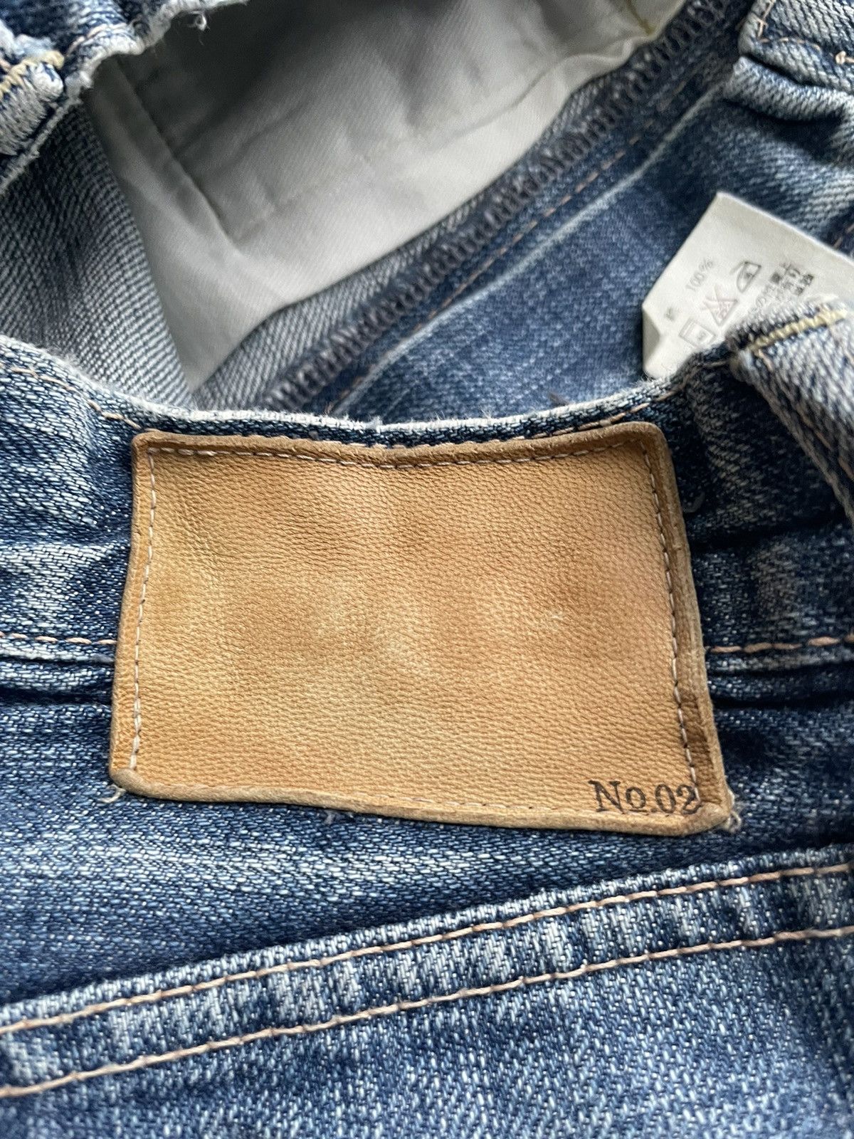 Japanese Brand Domingo Vintage Selvedge Aging Faded Distressed Denim Size US 27 - 15 Thumbnail
