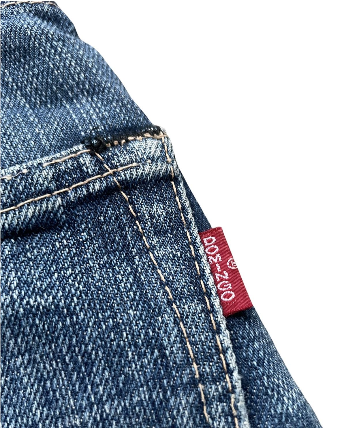 Japanese Brand Domingo Vintage Selvedge Aging Faded Distressed Denim Size US 27 - 12 Thumbnail