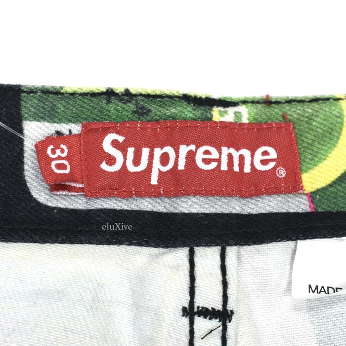 Supreme Supreme Credit Cards Print Denim Jeans DS SS22 | Grailed