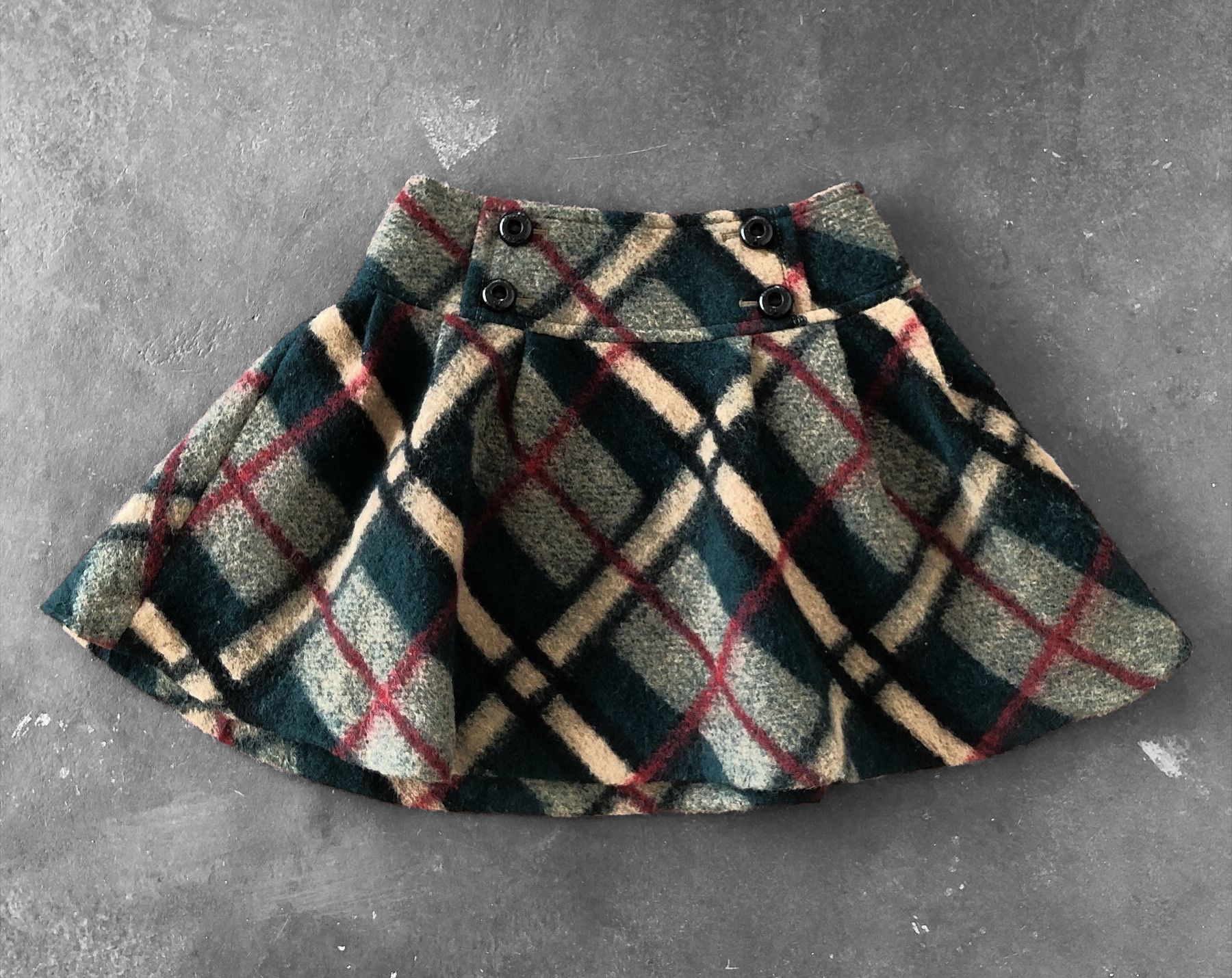 RARE🔥BURBERRY BLUE LABEL JAPAN WOOL MINI SKIRT