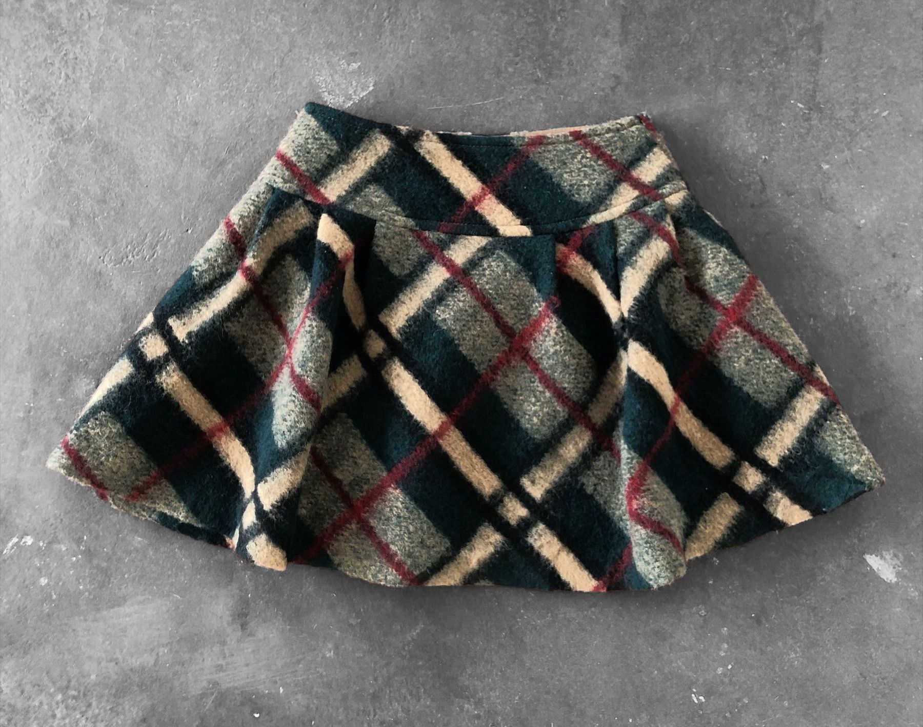 Burberry RARE🔥BURBERRY BLUE LABEL JAPAN WOOL MINI SKIRT Size 25" / US 0 / IT 36 - 2 Thumbnail