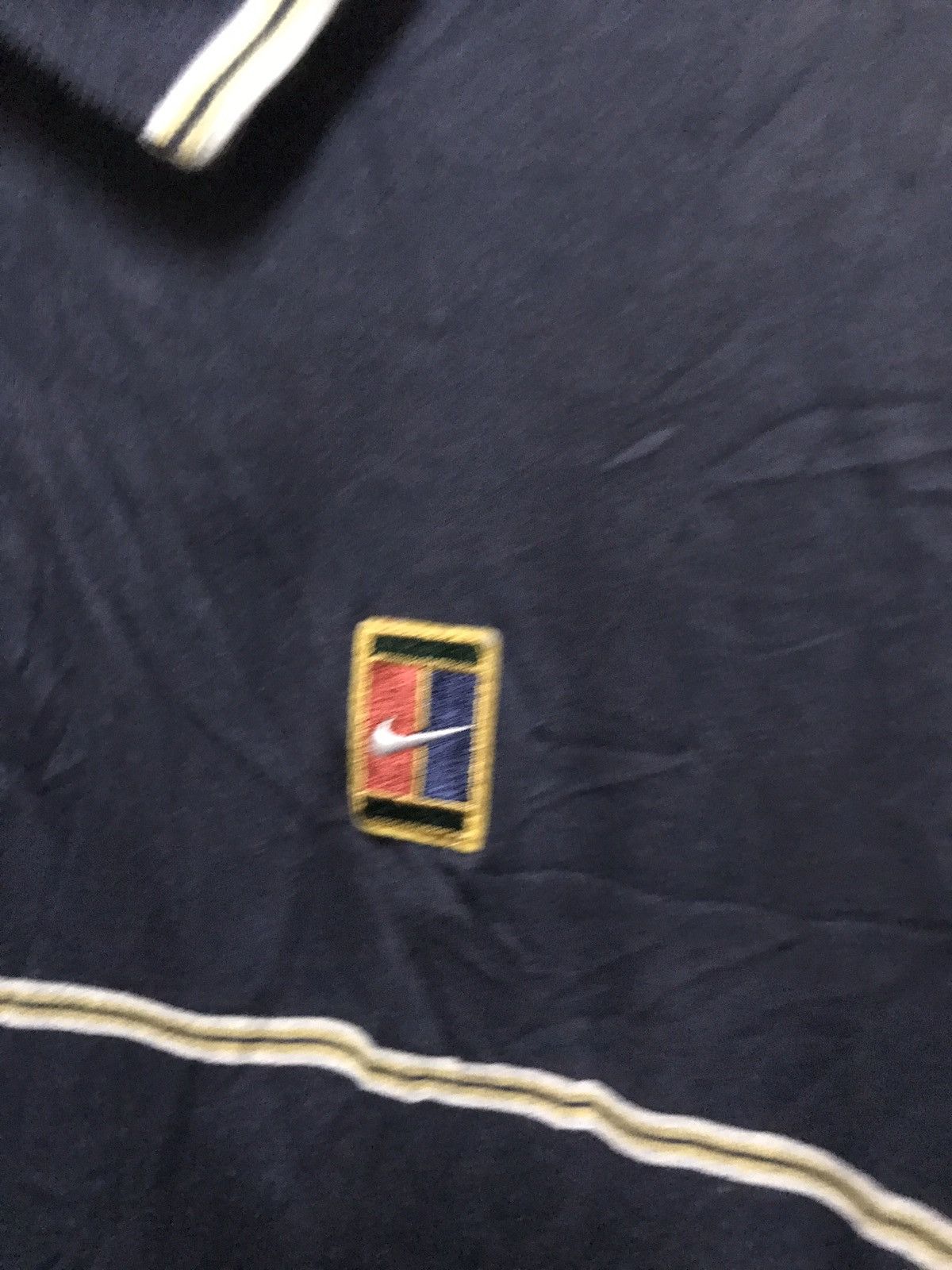 Nike × Vintage Vintage Nike challenge court polo shirt Size US M / EU 48-50 / 2 - 2 Thumbnail