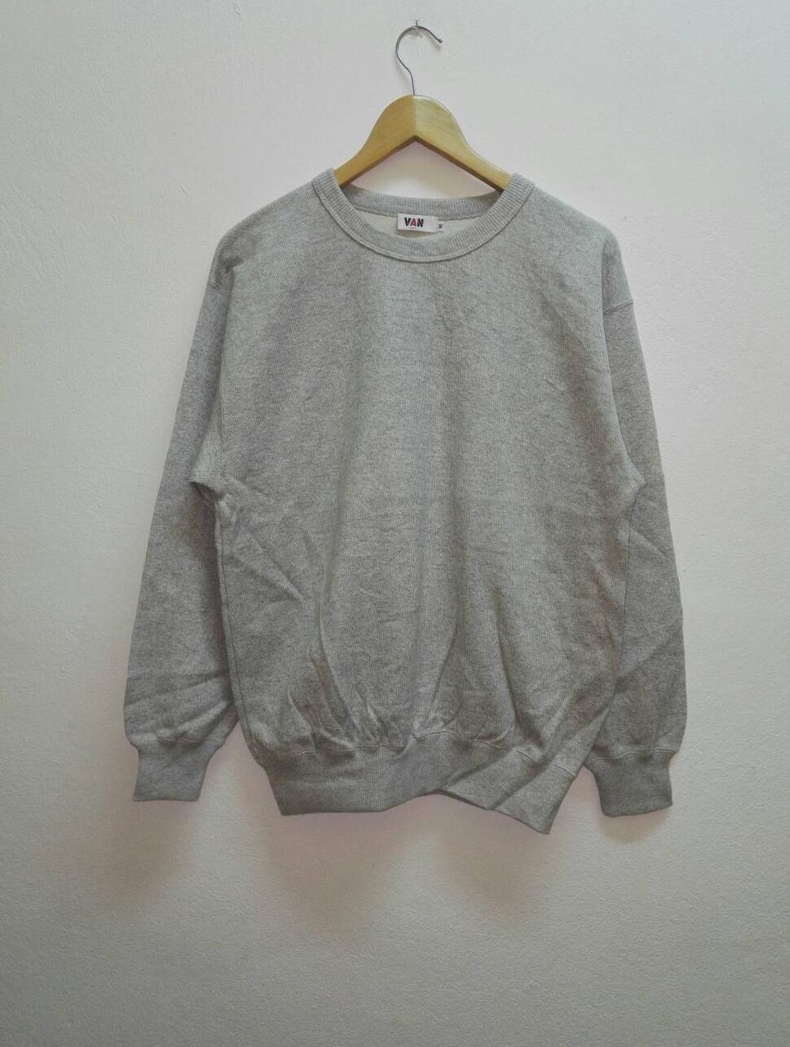 Japanese Brand Vintage VAN JAC Sweatshirt Embroidered big logo Crewneck Size US M / EU 48-50 / 2 - 3 Thumbnail