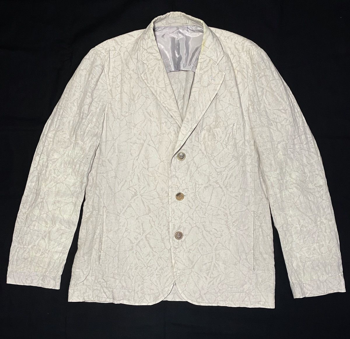 Issey Miyake Issey Miyake Men Black Label Blazer Jacket Size US M / EU 48-50 / 2 - 3 Thumbnail