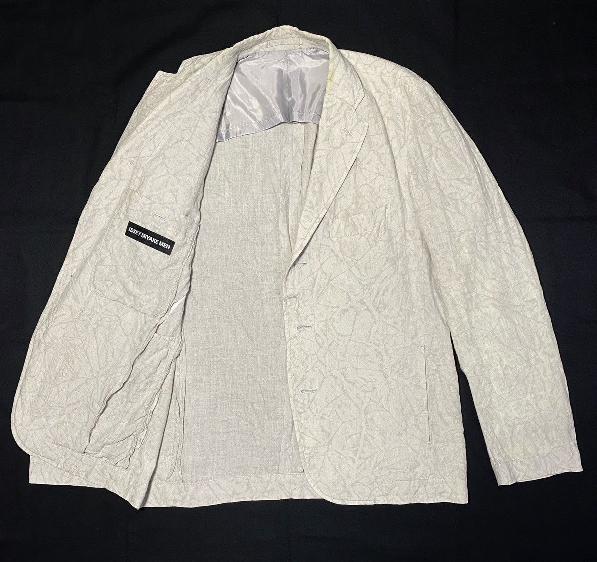 Issey Miyake Issey Miyake Men Black Label Blazer Jacket Size US M / EU 48-50 / 2 - 2 Thumbnail
