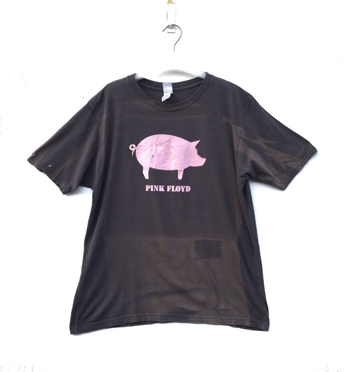 Band Tees × Pink Floyd × Vintage Vintage Pink Floyd Animal Cover Album Faded Natural Size US L / EU 52-54 / 3 - 1 Thumbnail