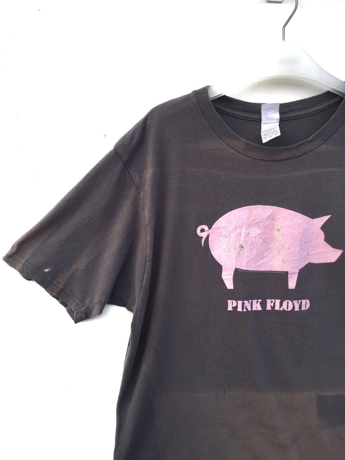 Band Tees × Pink Floyd × Vintage Vintage Pink Floyd Animal Cover Album Faded Natural Size US L / EU 52-54 / 3 - 3 Thumbnail
