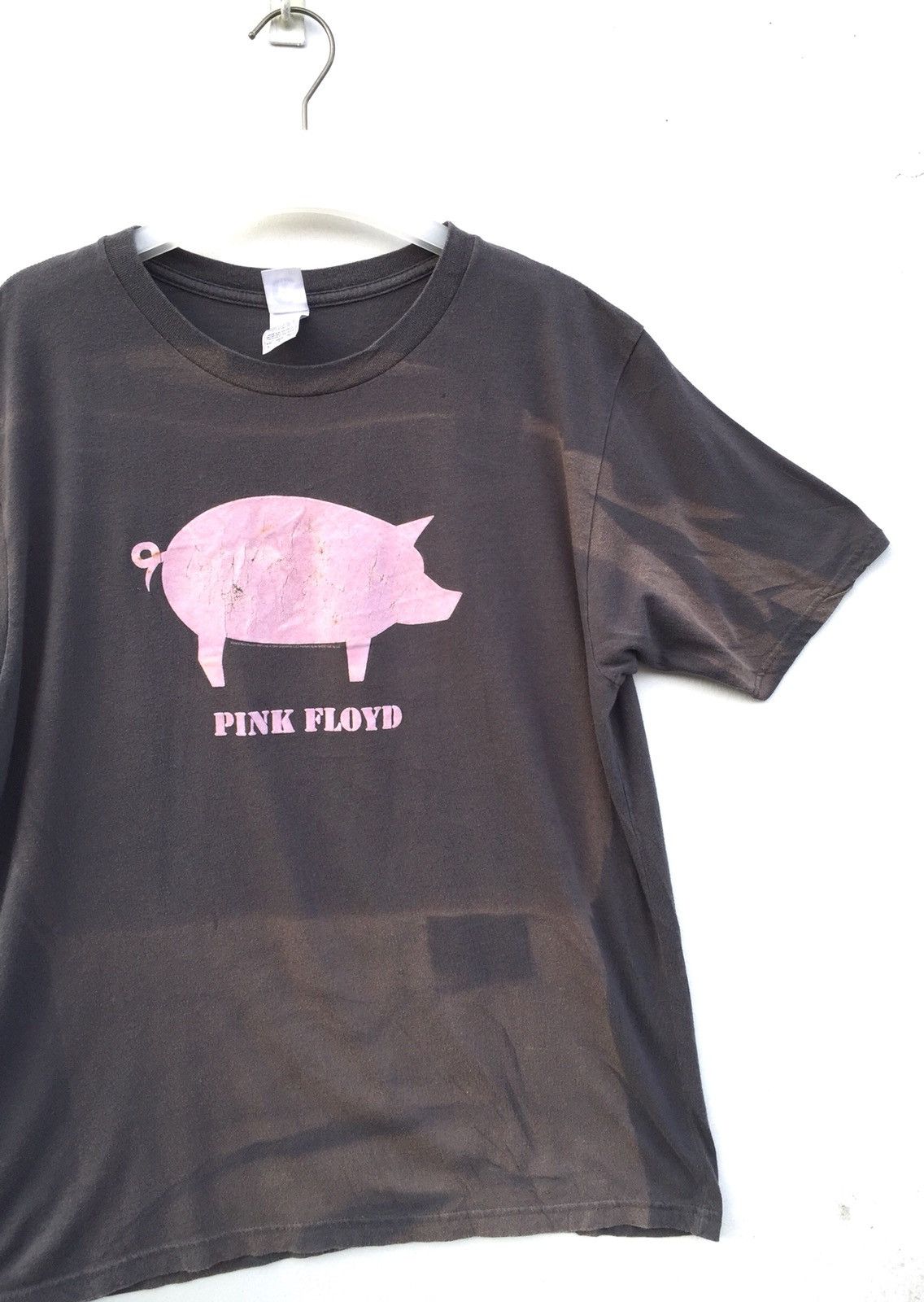 Band Tees × Pink Floyd × Vintage Vintage Pink Floyd Animal Cover Album Faded Natural Size US L / EU 52-54 / 3 - 2 Thumbnail