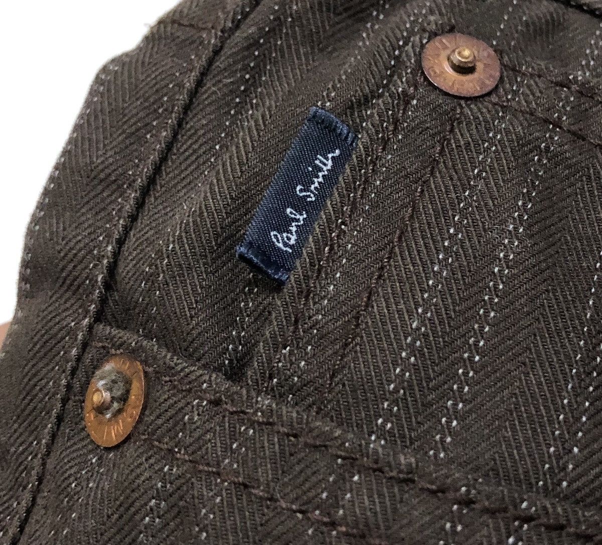 Paul Smith 🔥Paul Smith Black Stripe Denim Penstripe Jeans Size US 31 - 10 Thumbnail