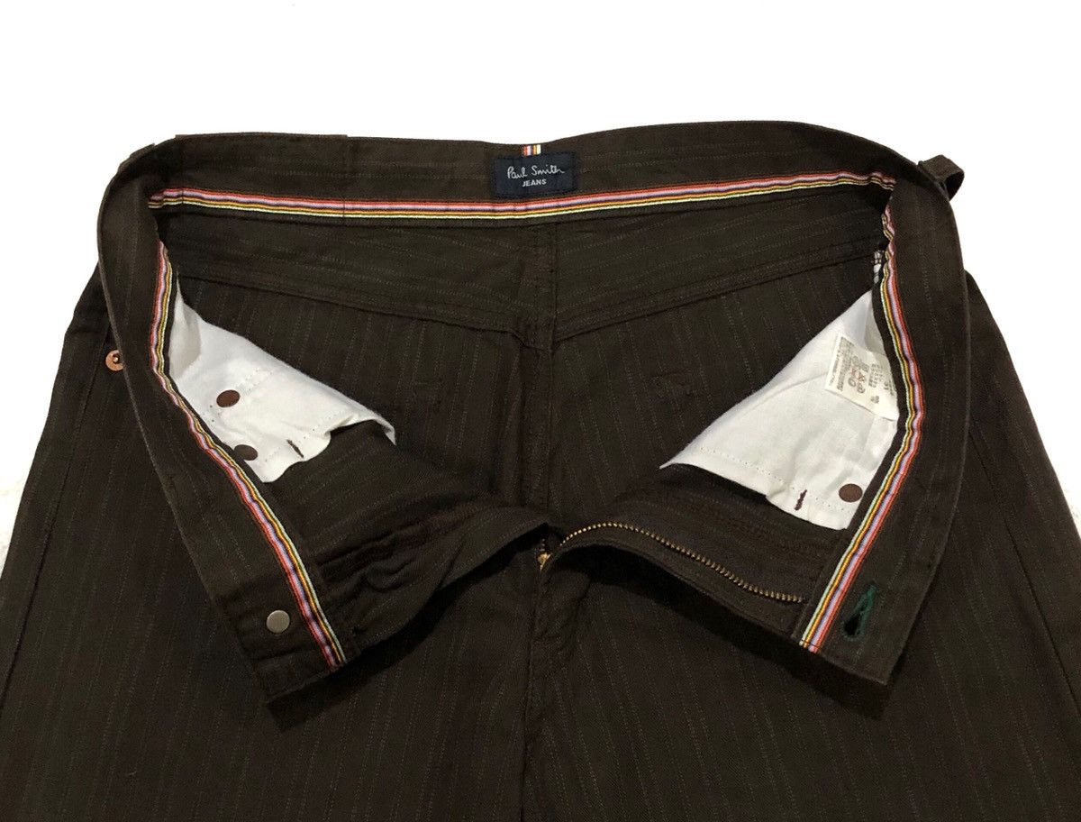 Paul Smith 🔥Paul Smith Black Stripe Denim Penstripe Jeans Size US 31 - 5 Thumbnail