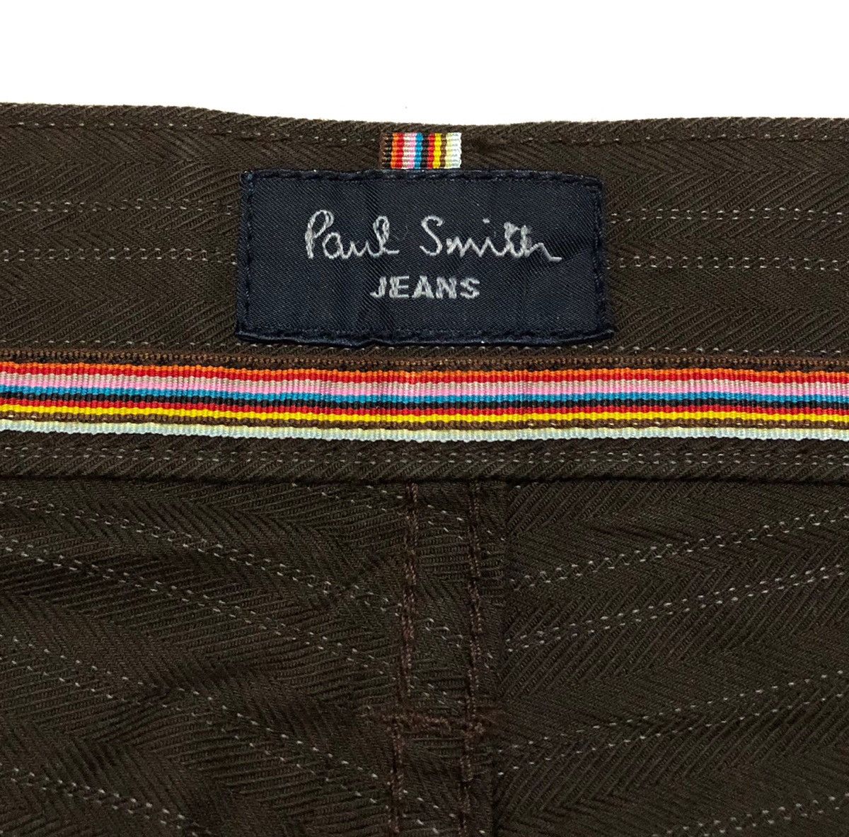 Paul Smith 🔥Paul Smith Black Stripe Denim Penstripe Jeans Size US 31 - 7 Thumbnail