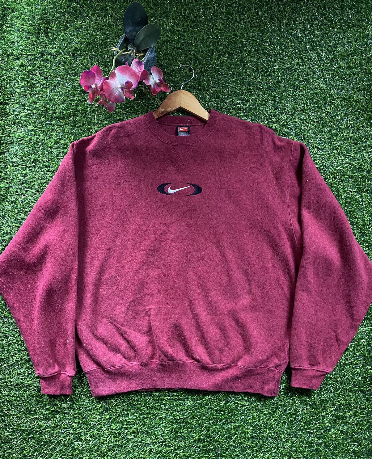 Japanese Brand Vintage Nike Centre Sweatshirt Size US XL / EU 56 / 4 - 1 Thumbnail