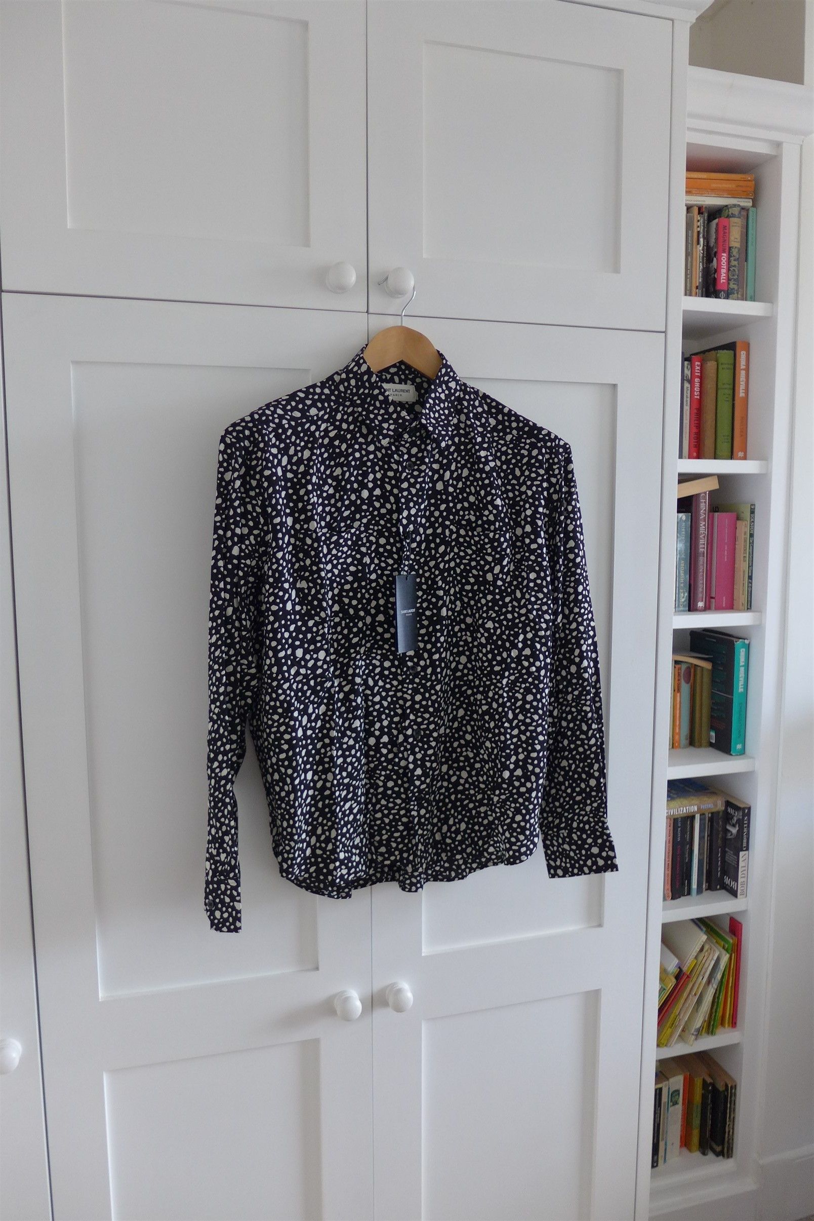 Saint Laurent Paris Saint Laurent Leopard Print Long-Sleeve Shirt - Size 40 Size US XL / EU 56 / 4 - 2 Thumbnail