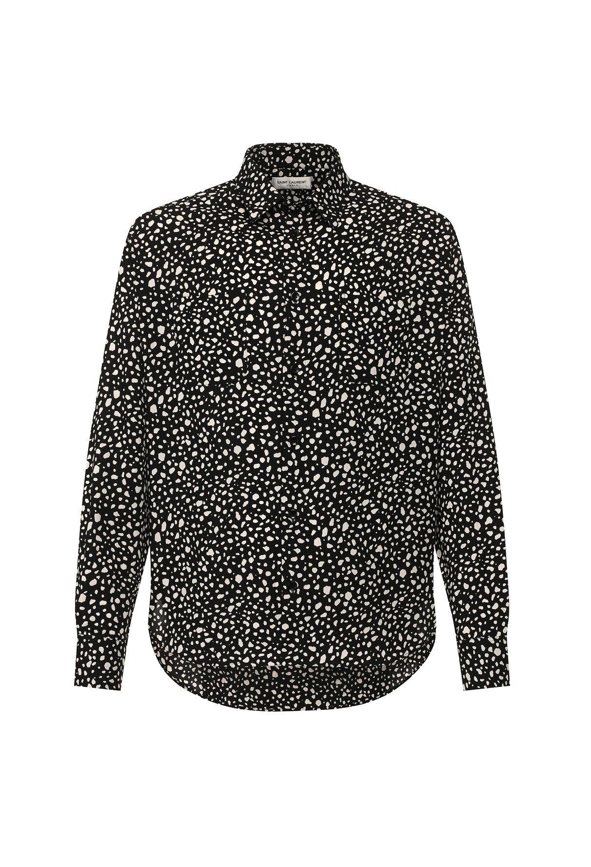 Saint Laurent Paris Saint Laurent Leopard Print Long-Sleeve Shirt - Size 40 Size US XL / EU 56 / 4 - 1 Thumbnail