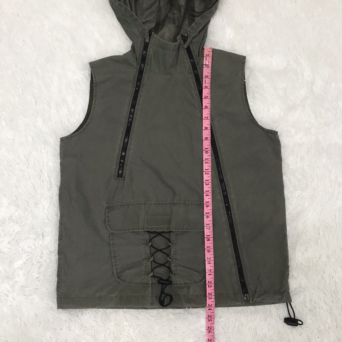 Japanese Brand Sky Bomber 391B08 Sleeveless Jacket/Vest Hoodie Size US L / EU 52-54 / 3 - 14 Thumbnail