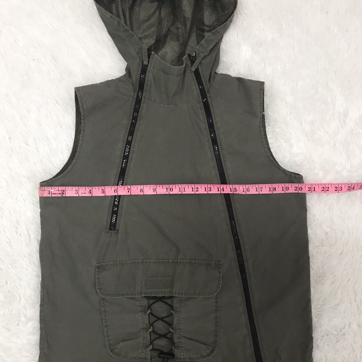 Japanese Brand Sky Bomber 391B08 Sleeveless Jacket/Vest Hoodie Size US L / EU 52-54 / 3 - 13 Thumbnail