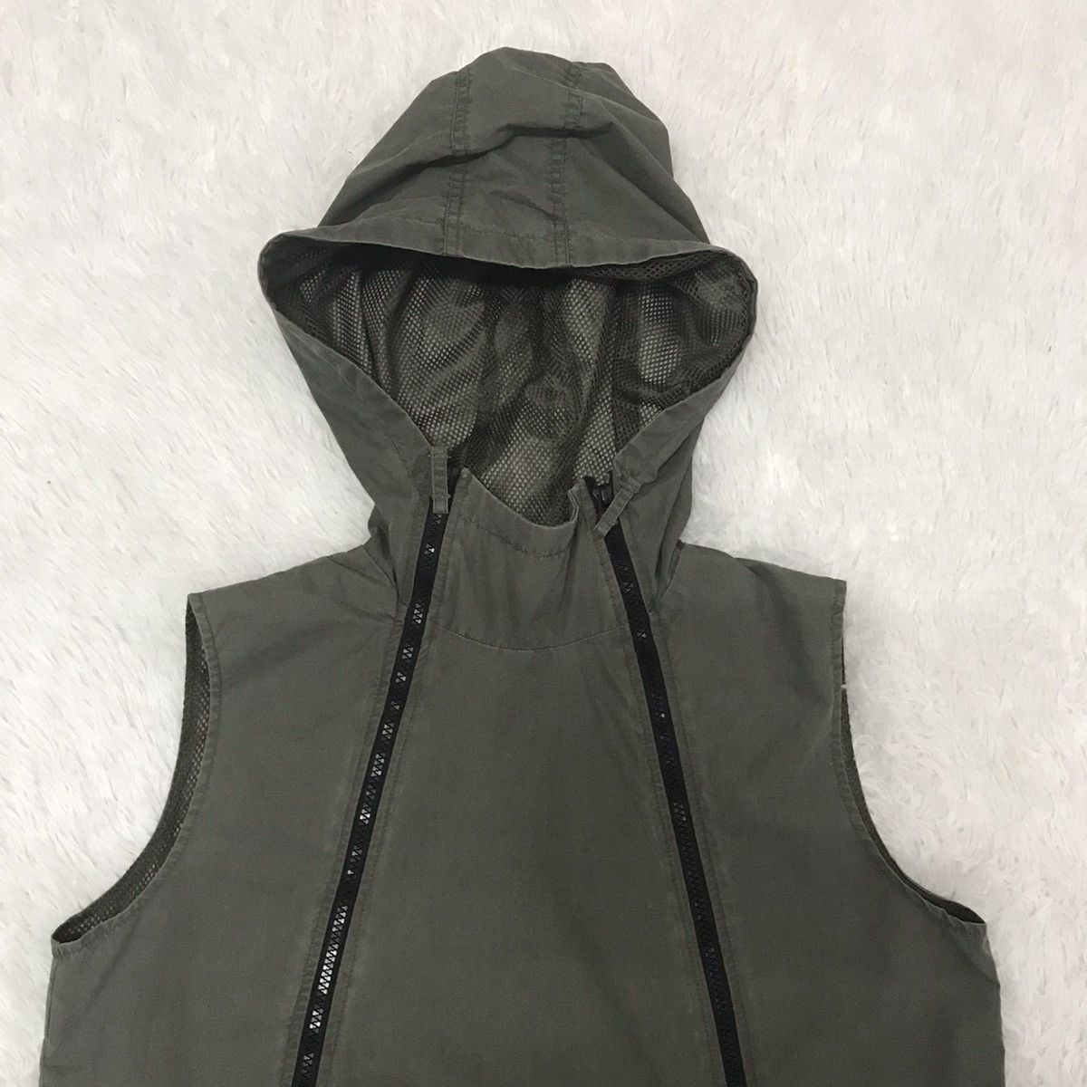 Japanese Brand Sky Bomber 391B08 Sleeveless Jacket/Vest Hoodie Size US L / EU 52-54 / 3 - 6 Thumbnail