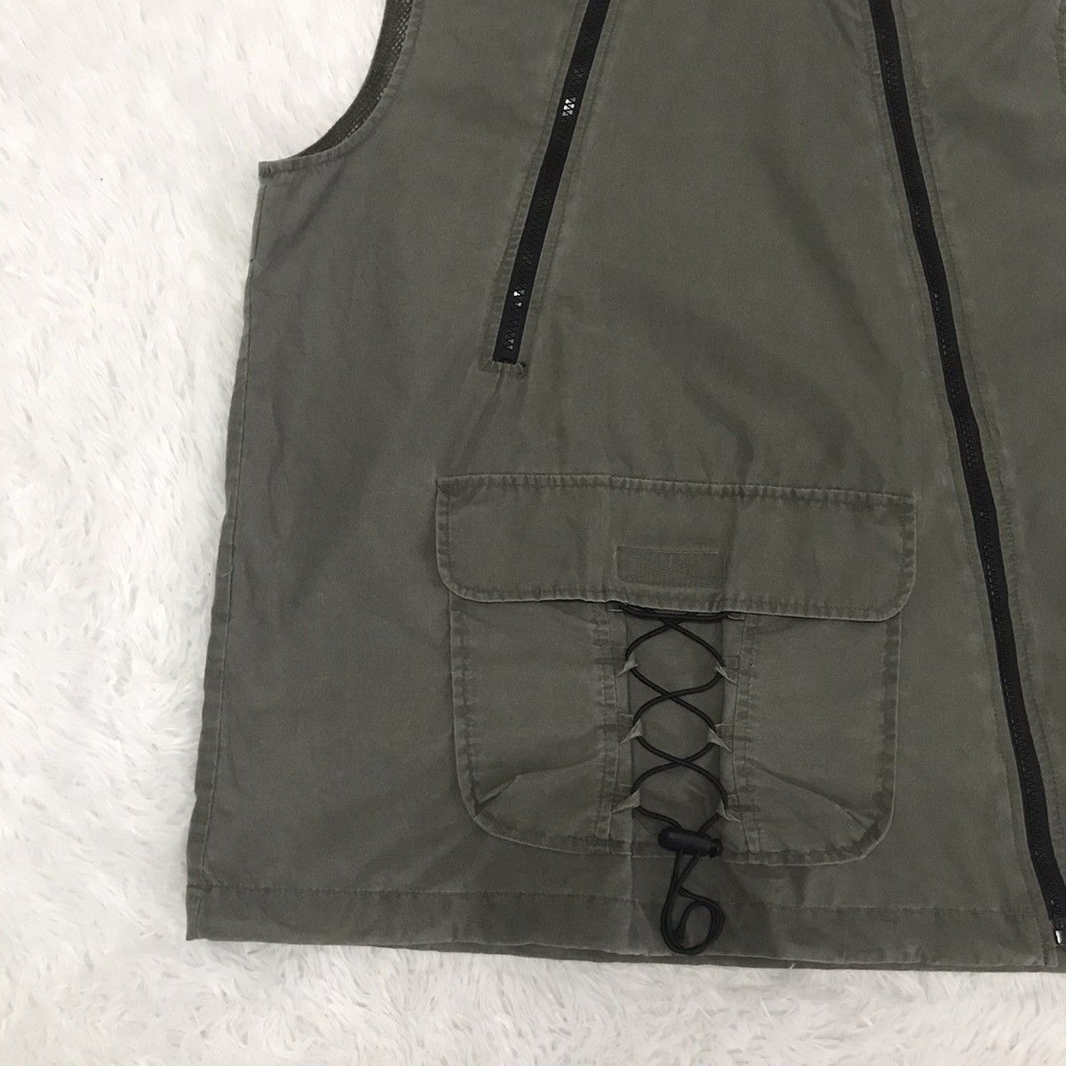 Japanese Brand Sky Bomber 391B08 Sleeveless Jacket/Vest Hoodie Size US L / EU 52-54 / 3 - 3 Thumbnail