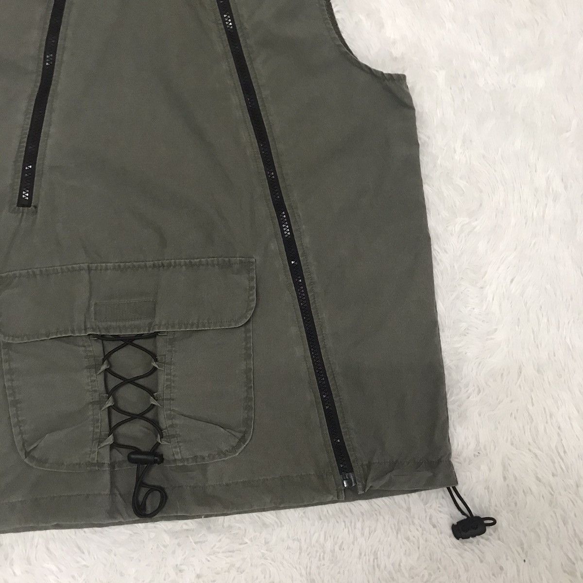 Japanese Brand Sky Bomber 391B08 Sleeveless Jacket/Vest Hoodie Size US L / EU 52-54 / 3 - 4 Thumbnail