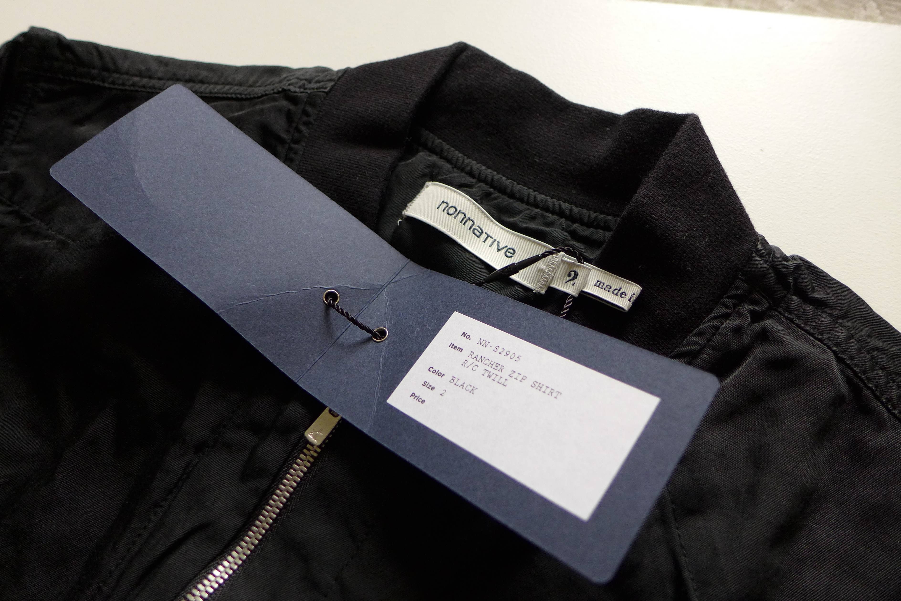 Nonnative Nonnative Rancher Zip Shirt Jacket R/C Twill - Black Size US M / EU 48-50 / 2 - 6 Thumbnail