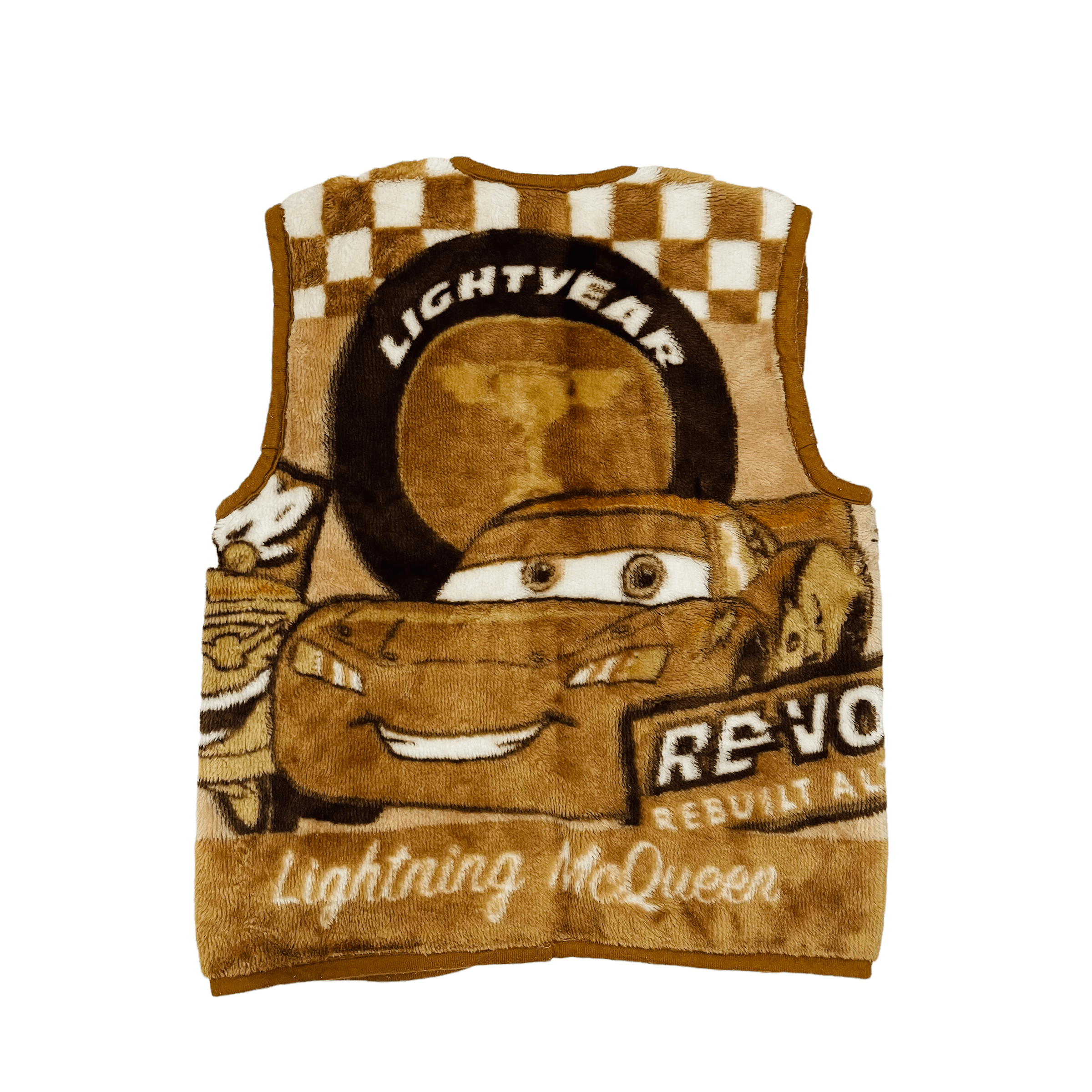 Anime × Cartoon Network Lightning McQueen Graphic Fleece Vest Size US M / EU 48-50 / 2 - 1 Thumbnail
