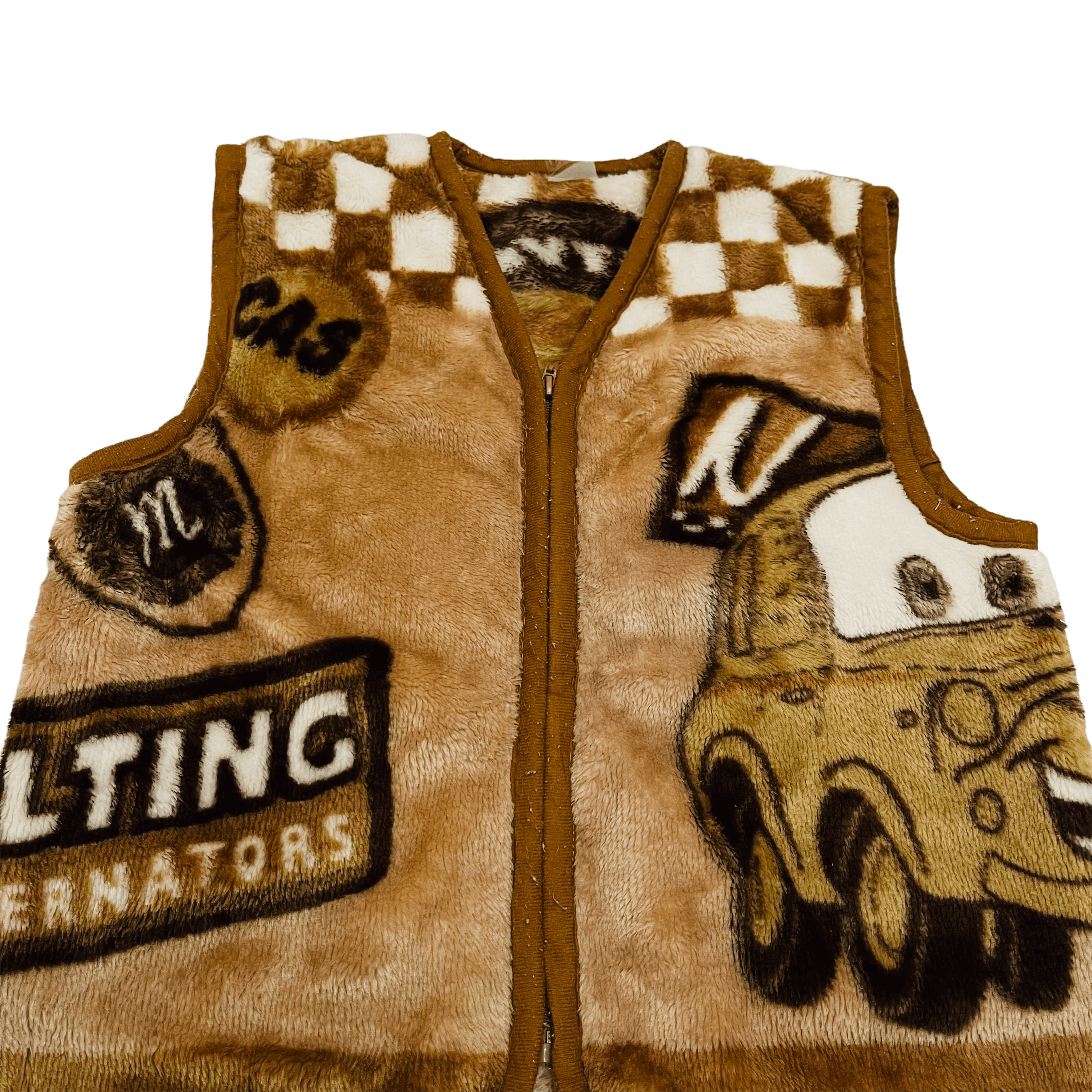 Anime × Cartoon Network Lightning McQueen Graphic Fleece Vest Size US M / EU 48-50 / 2 - 3 Thumbnail