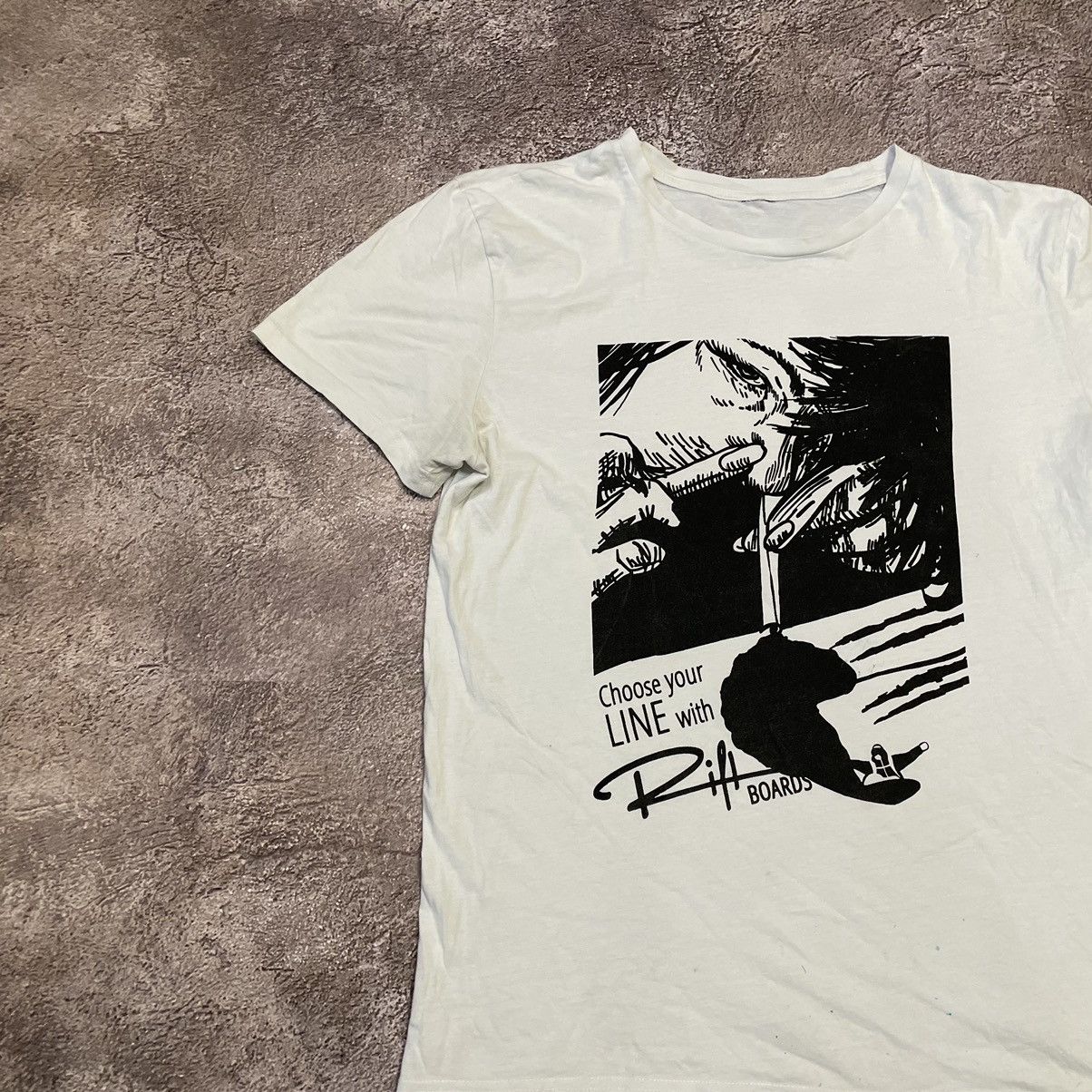 Vintage Vintage Y2K Graphic Tee Sun Faded Black Grunge Skate Baggy M Size US M / EU 48-50 / 2 - 5 Thumbnail