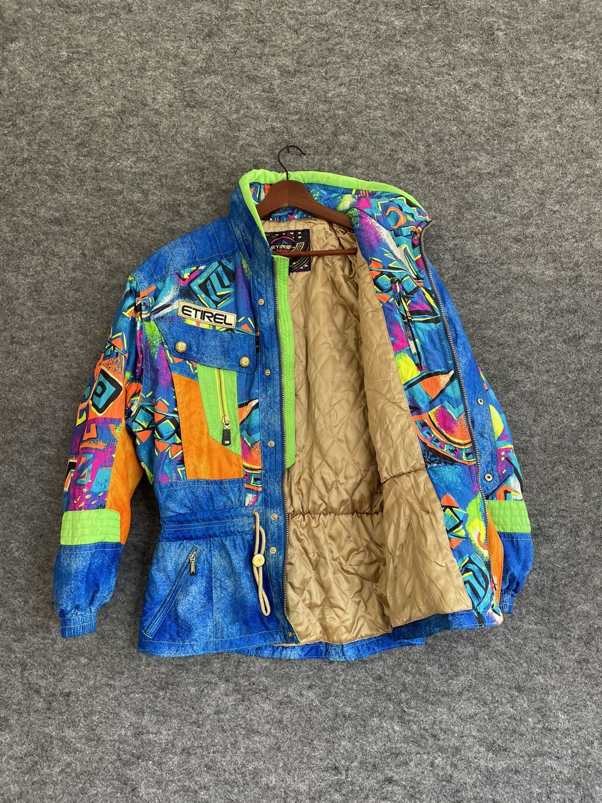 Japanese Brand VINTAGE ETIREL RACING SKI JACKET Size US M / EU 48-50 / 2 - 5 Thumbnail
