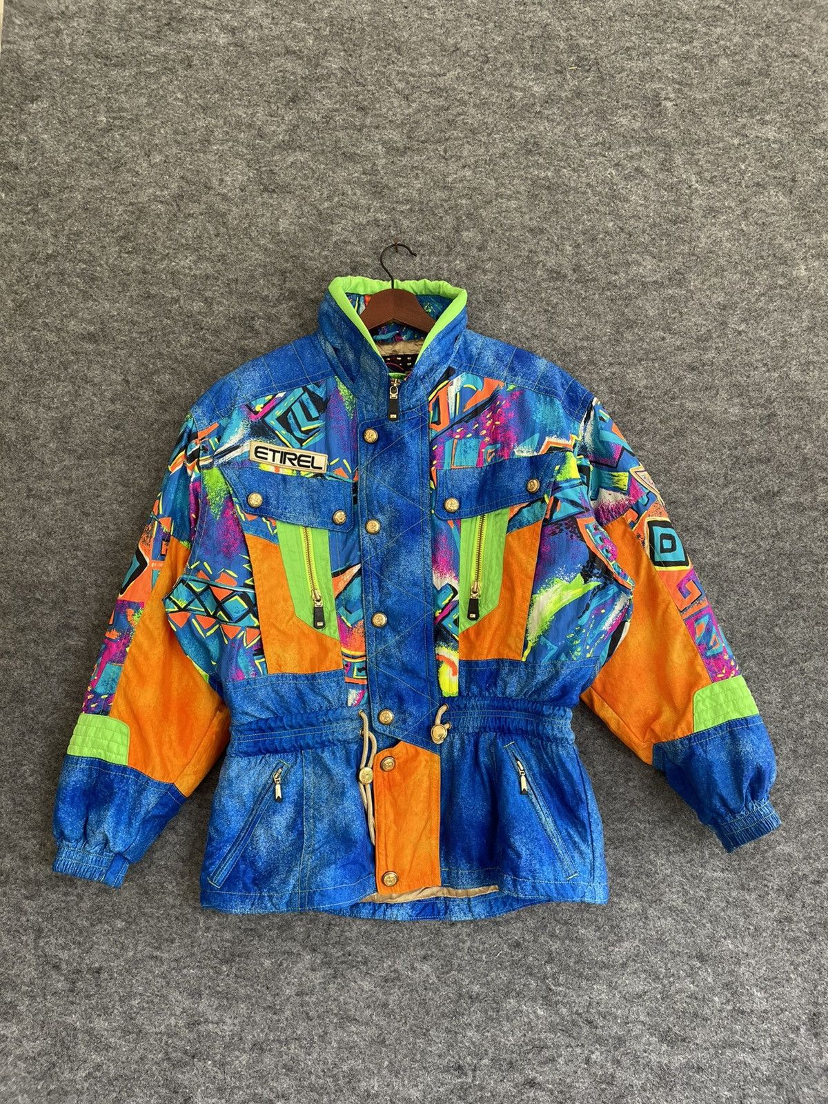 Japanese Brand VINTAGE ETIREL RACING SKI JACKET Size US M / EU 48-50 / 2 - 1 Thumbnail