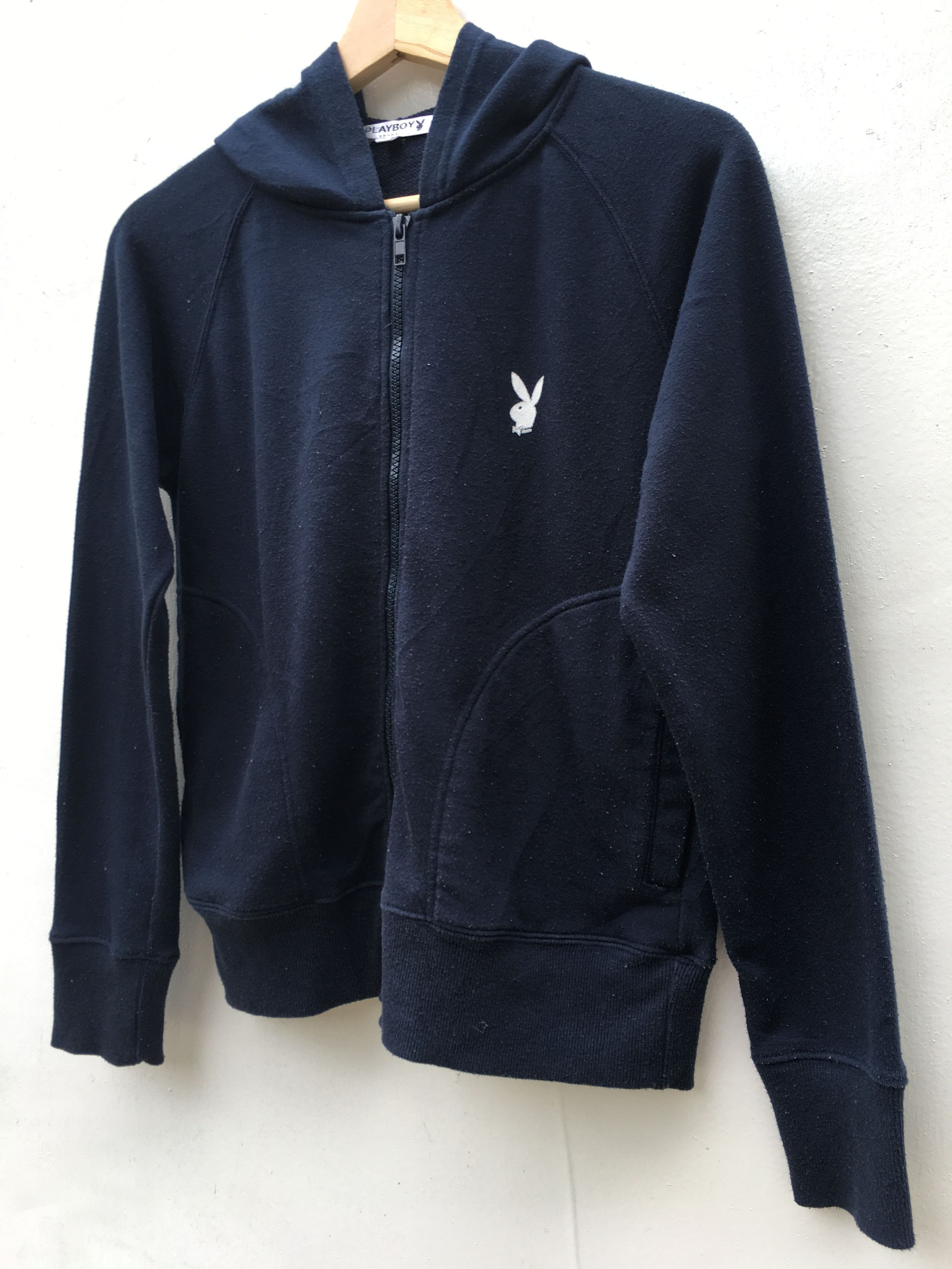 Playboy Vintage Playboy small logo nice zipper sweatshirt hoodies Size US S / EU 44-46 / 1 - 5 Thumbnail