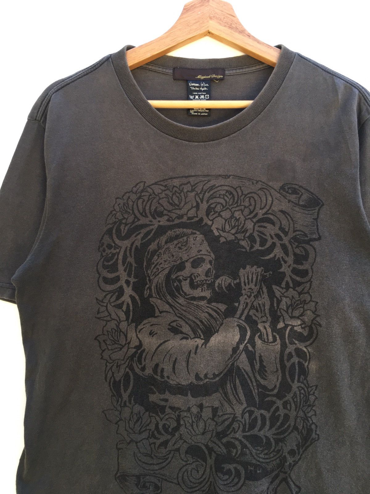 Number (N)ine Rare Number Nine Magical Design Skull Tshirt Size US M / EU 48-50 / 2 - 7 Thumbnail