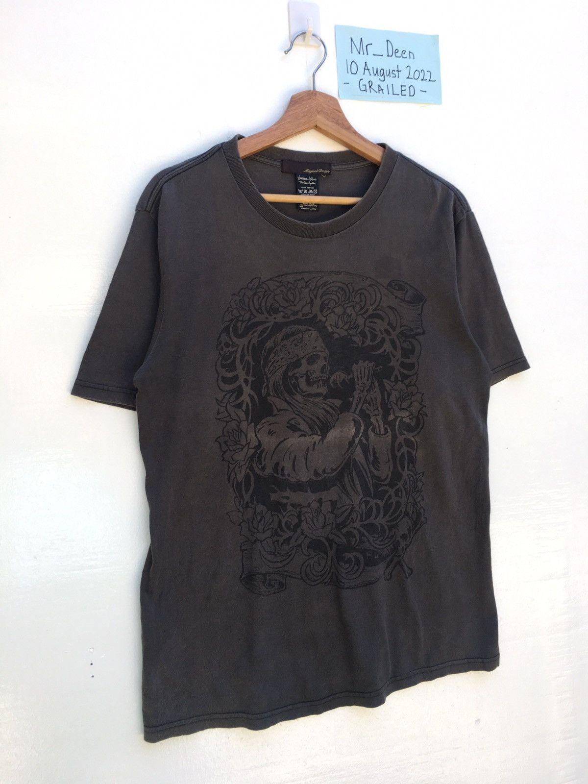 Number (N)ine Rare Number Nine Magical Design Skull Tshirt Size US M / EU 48-50 / 2 - 3 Thumbnail