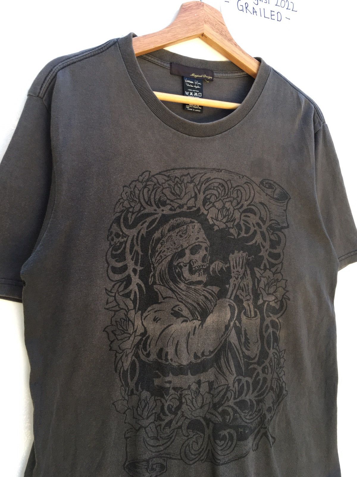 Number (N)ine Rare Number Nine Magical Design Skull Tshirt Size US M / EU 48-50 / 2 - 6 Thumbnail