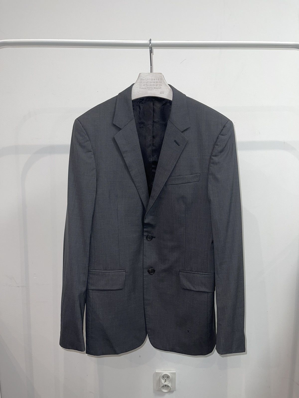 Prada FW10 Prada Dark Gray Wool Blazer Size US M / EU 48-50 / 2 - 4 Thumbnail