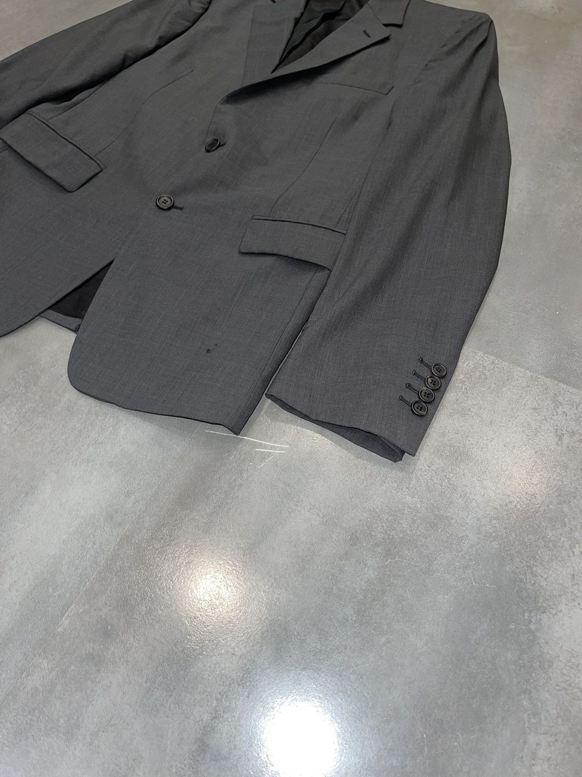 Prada FW10 Prada Dark Gray Wool Blazer Size US M / EU 48-50 / 2 - 6 Thumbnail