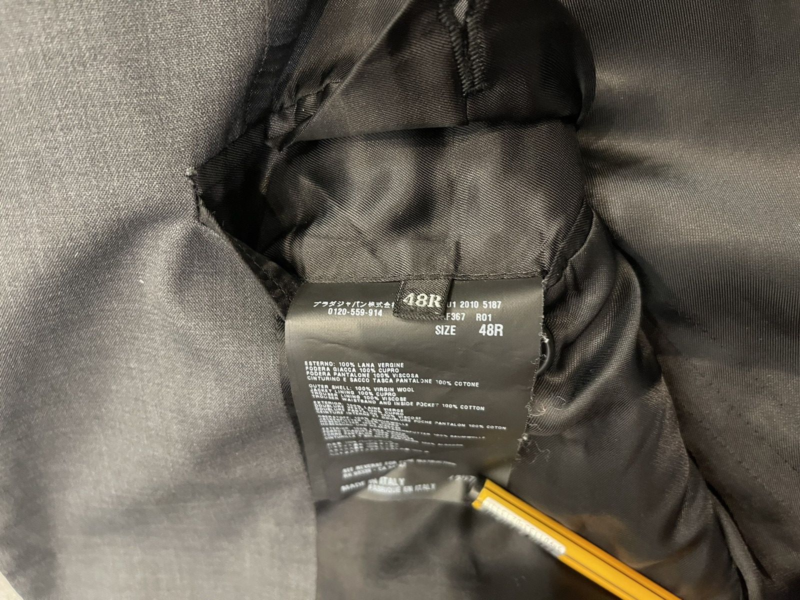 Prada FW10 Prada Dark Gray Wool Blazer Size US M / EU 48-50 / 2 - 16 Thumbnail
