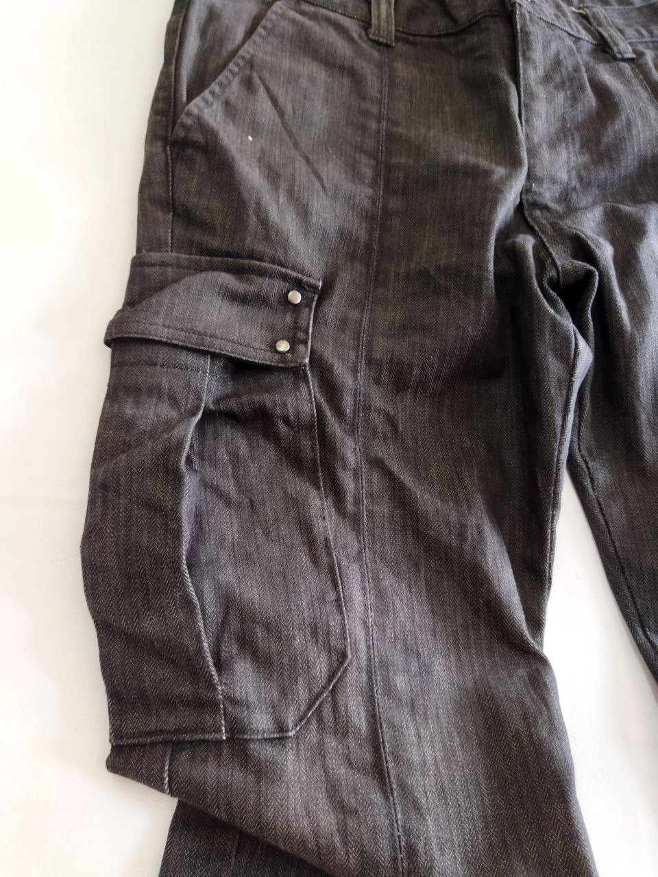 Schlussel Schlussel Japan Cargo Pocket Denim Pants Size US 33 - 9 Thumbnail