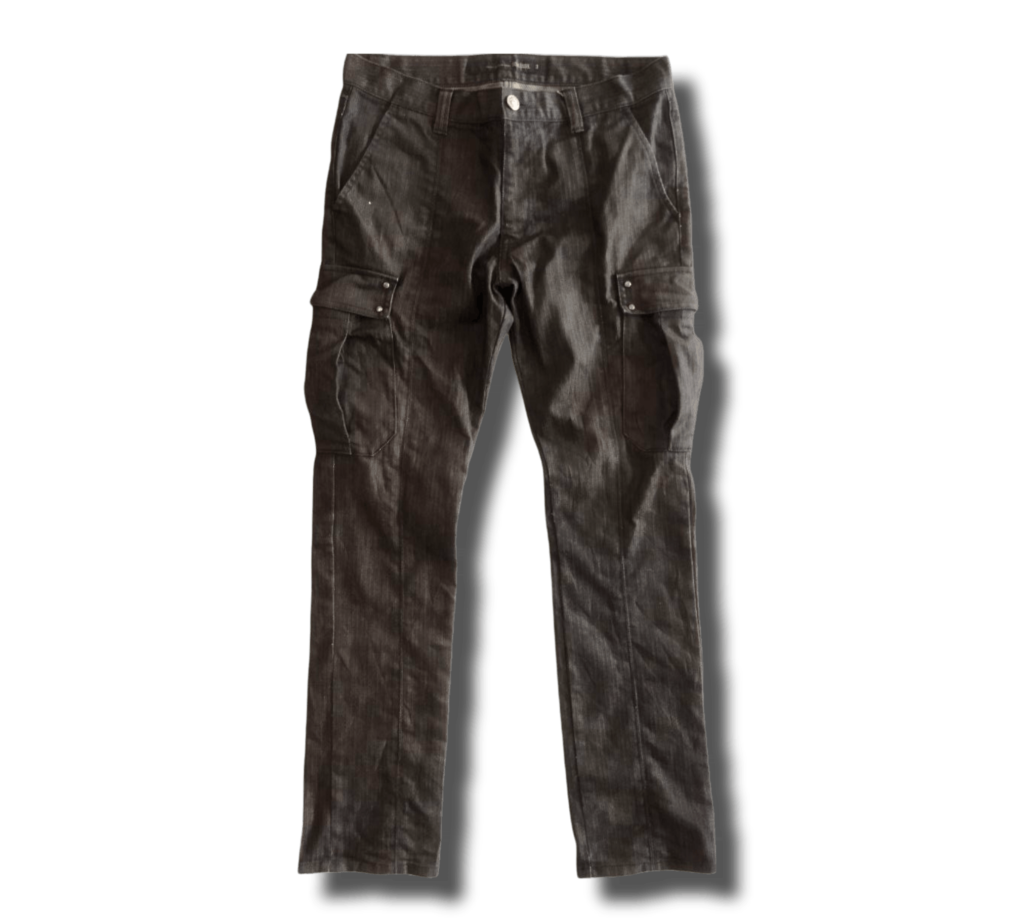 Schlussel Schlussel Japan Cargo Pocket Denim Pants Size US 33 - 1 Thumbnail