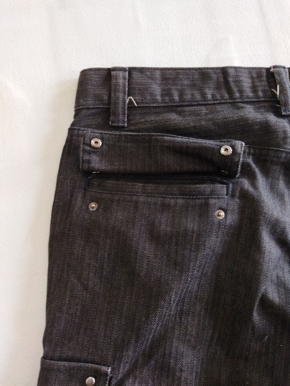 Schlussel Schlussel Japan Cargo Pocket Denim Pants Size US 33 - 7 Thumbnail