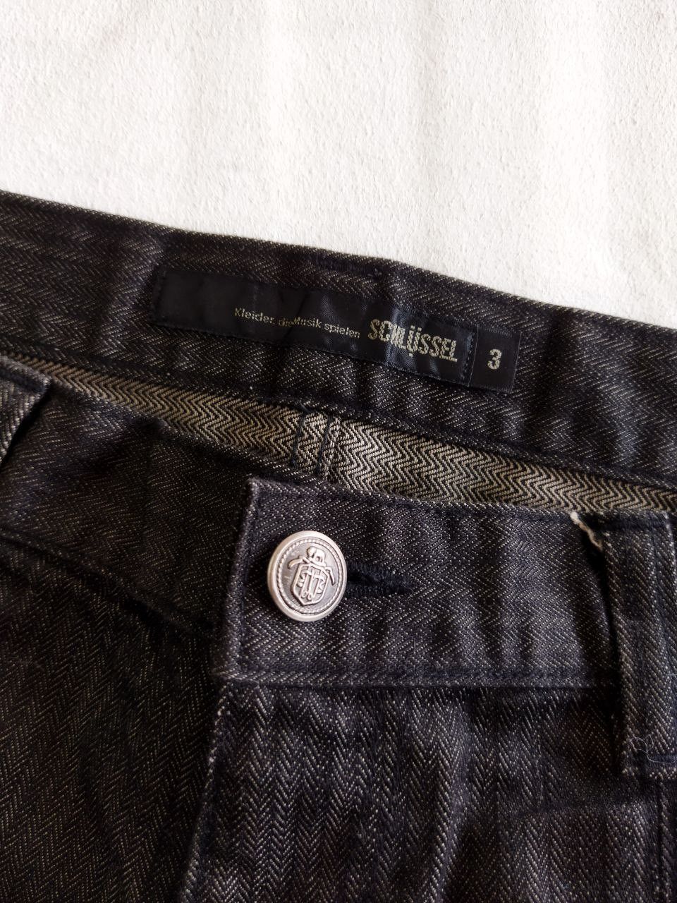 Schlussel Schlussel Japan Cargo Pocket Denim Pants Size US 33 - 8 Thumbnail