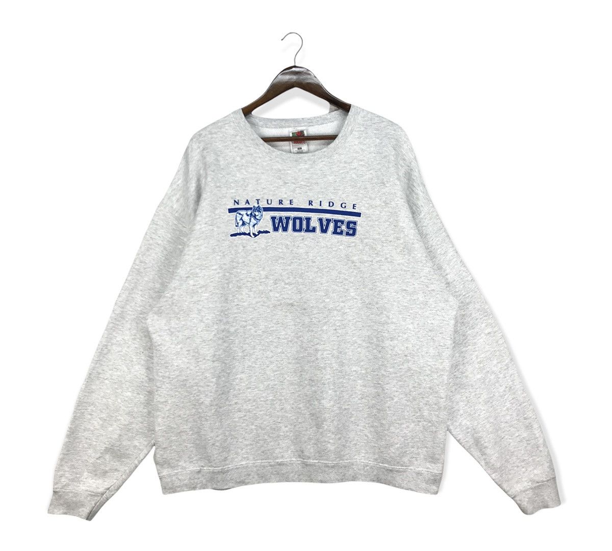 NFL Vintage Natural Ridge Wolves Sweatshirt Size US XXL / EU 58 / 5 - 1 Thumbnail