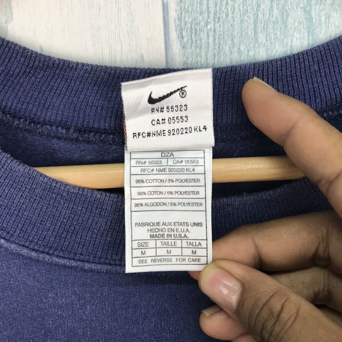 Nike Vintage Nike Small Logo Made in Usa Size US M / EU 48-50 / 2 - 6 Thumbnail