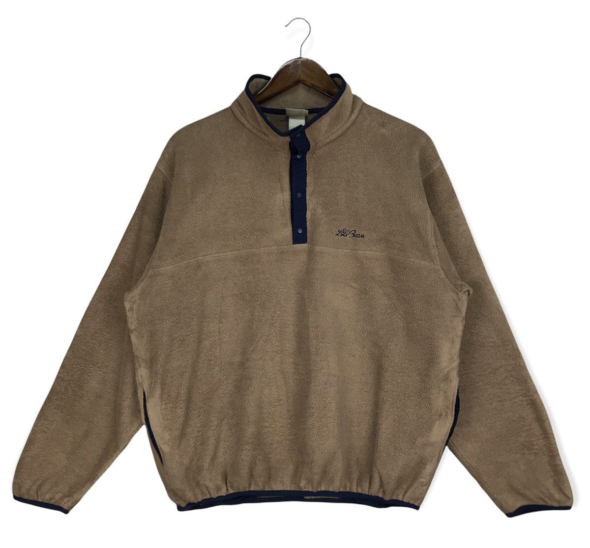 L.L. Bean Vintage L.L.Bean Deep Pile Jacket Snap Button Size US L / EU 52-54 / 3 - 1 Thumbnail