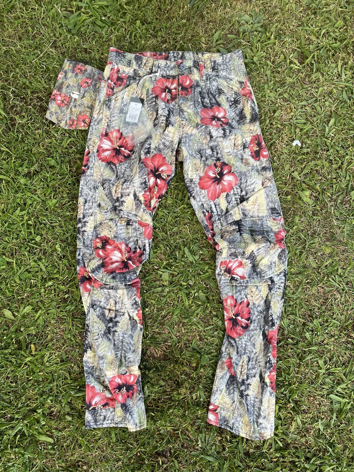 G star floral shops pants