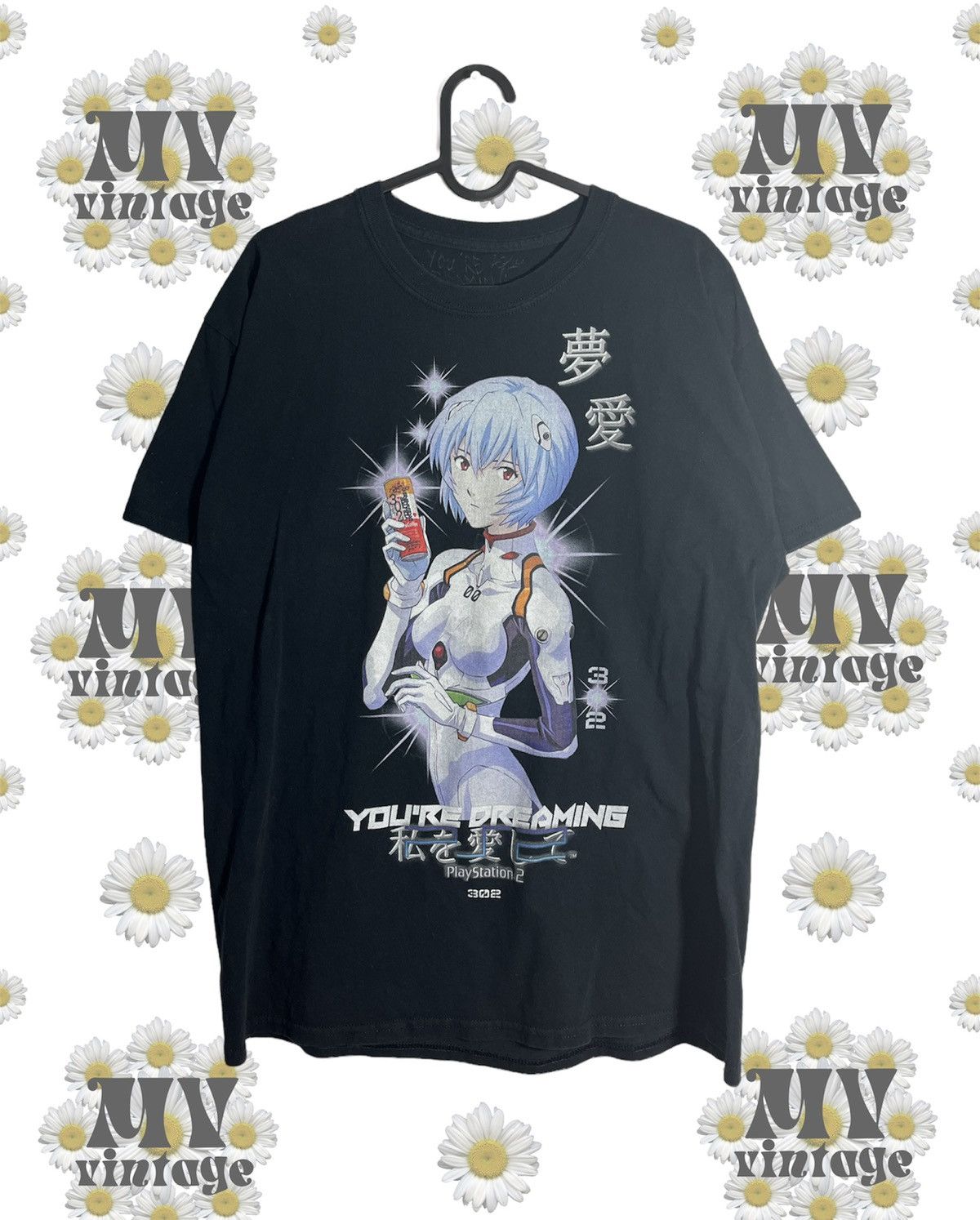 Anime × Playstation × Vintage Evangelion 00s RARE playstation Vintage Microsoft game Tee Size US L / EU 52-54 / 3 - 1 Thumbnail