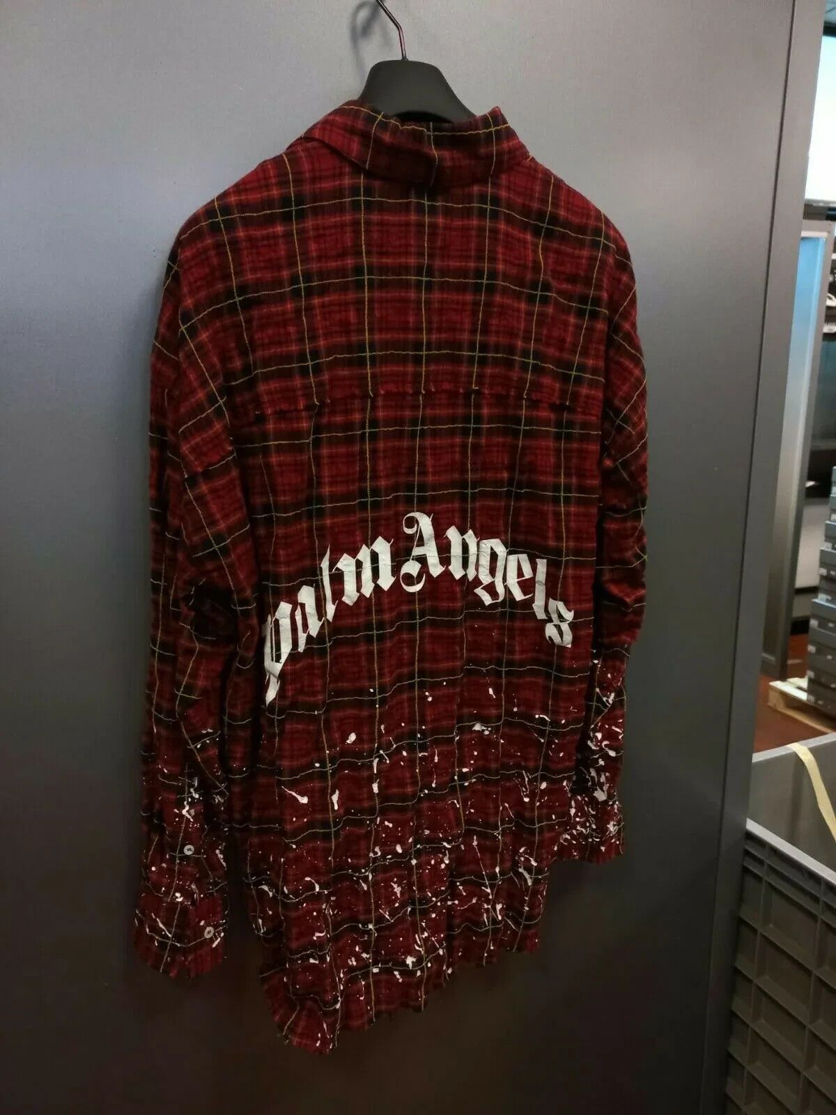 Palm Angels Oversized Paint Splatter Shirt Size US M / EU 48-50 / 2 - 6 Thumbnail