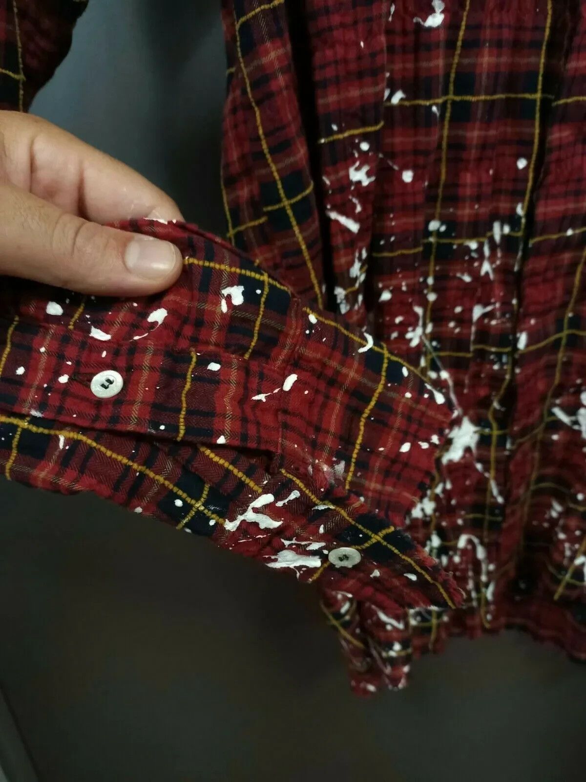 Palm Angels Oversized Paint Splatter Shirt Size US M / EU 48-50 / 2 - 4 Thumbnail