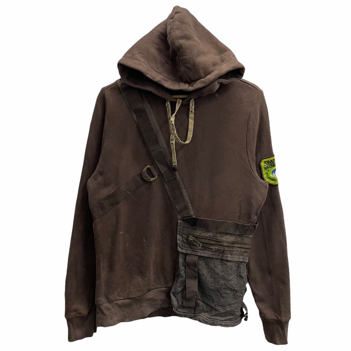 Frankie Morello STEAL💥FRANKIE MORELLO BAGGIE HOODIE FASHION STREET Size US S / EU 44-46 / 1 - 1 Thumbnail